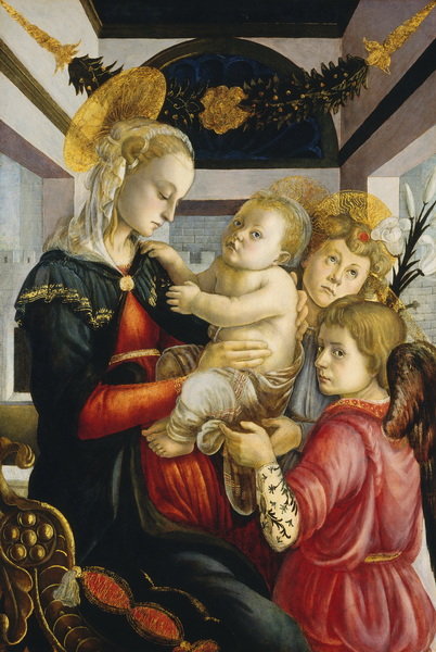 Sandro Botticelli Madonna and Child with Angels