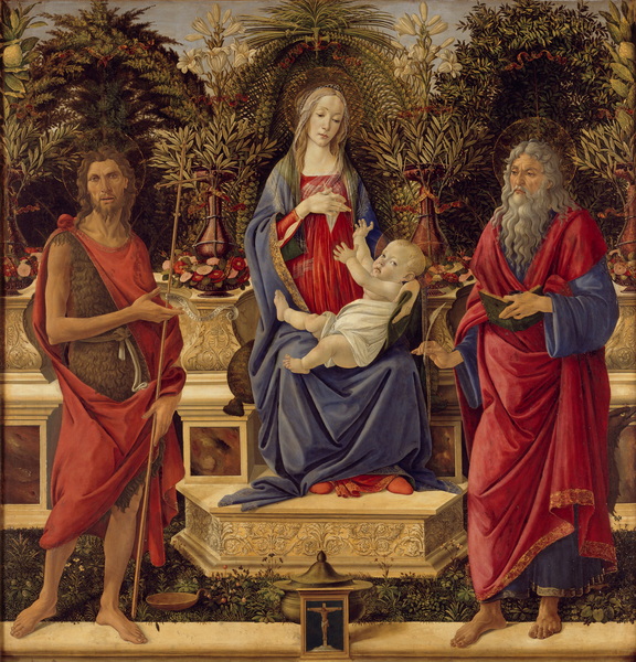 Sandro Botticelli Madonna with Saints