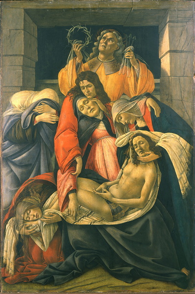 Sandro Botticelli The Lamentation over the Dead Christ