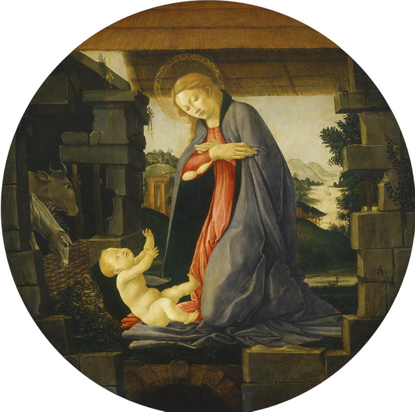 Sandro Botticelli The Virgin Adoring the Child