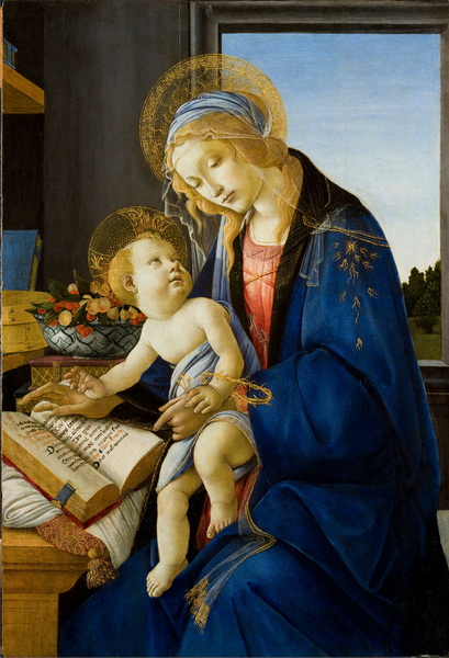 Sandro Botticelli The Virgin and Child (The Madonna of the Book) Google Art Project