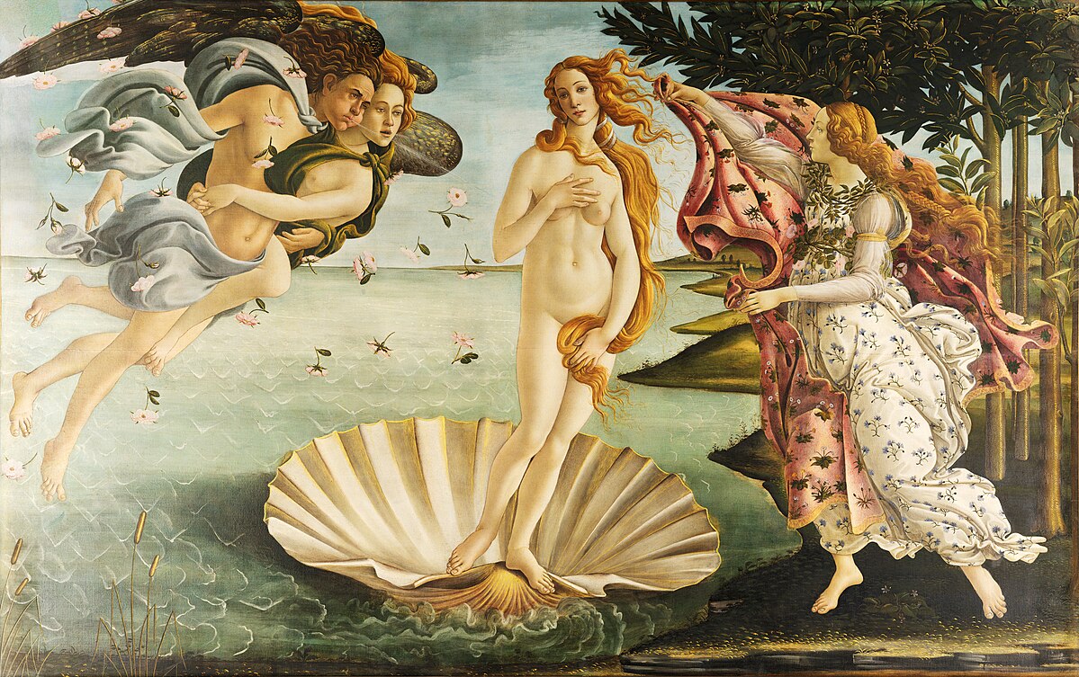 Sandro_Botticelli - The birth of Venus- La nascita di Venere-