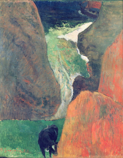 Seascape with Cow on the Edge of a Cliff, 1888