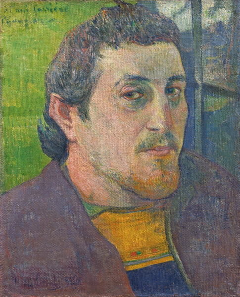 Self Portrait Dedicated to Carriere, 1888-89