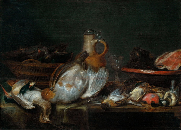 Still Life with Dead Bird (50 x 66) (Warsaw, Wilanów Palace Museum)