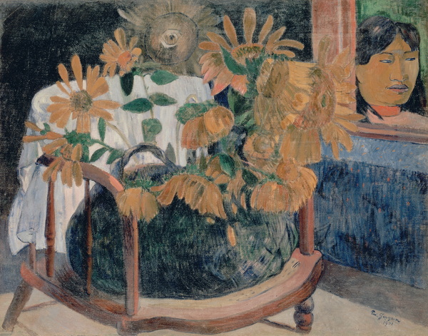 Still Life with Sunflowers on an Armchair, 1901