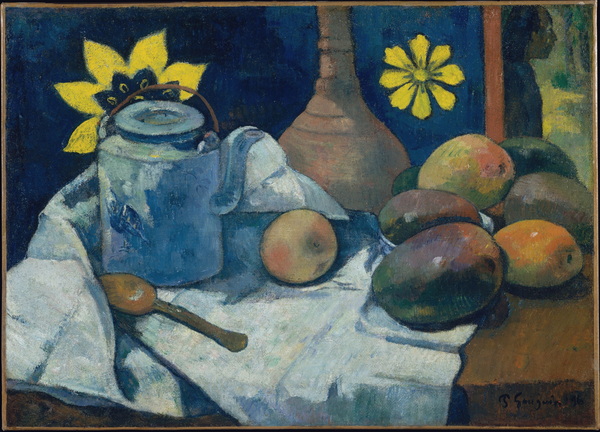 Still Life with Teapot and Fruit, 1896