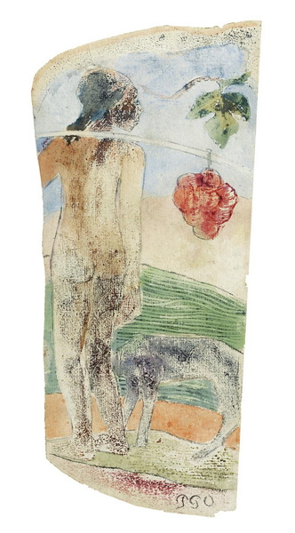 Tahitian Carrying Fruit, 1896-99