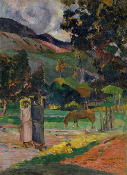 Tahitian Landscape, Paul Gauguin