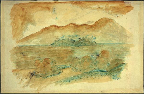 Tahitian Shore, 1900