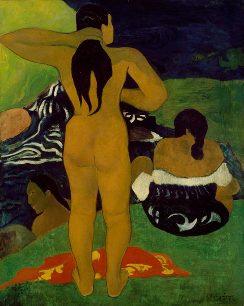 Tahitian Women Bathing by Paul Gauguin 1892