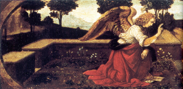 The Annunciation 1475-1479-left-part