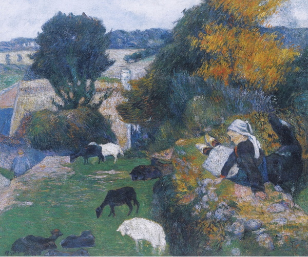 The Breton Shepherdess, 1886