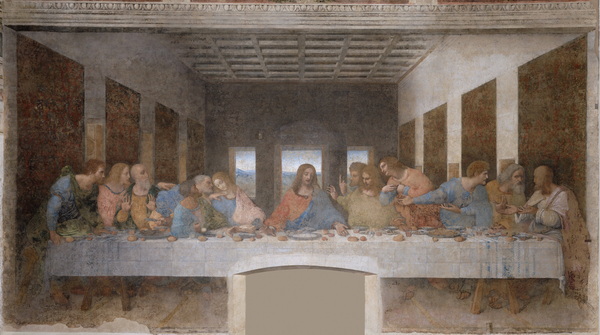 The Last Supper, a renowned masterpiece by Leonardo da Vinci