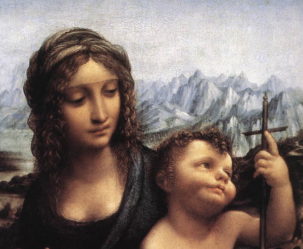 The Virgin and Child with Saint Anne by Leonardo da Vinci-2