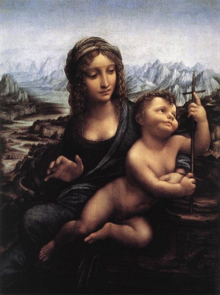 The Virgin and Child with Saint Anne by Leonardo da Vinci