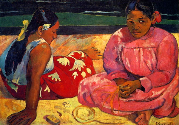 Women of Tahiti, On the Beach, 1891, Paul Gauguin